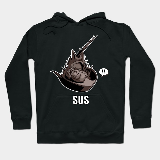 Suspicious Horseshoe Crab Hoodie by heavyaugust